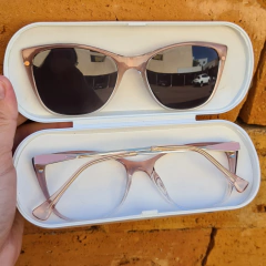 6509 - OCULOS CLIP-ON VITÓRIA ROSA - loja online