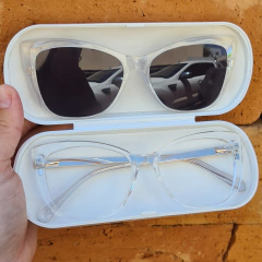 LQC0183 - ÓCULOS CLIP-ON MAITÊ TRANSPARENTE - comprar online