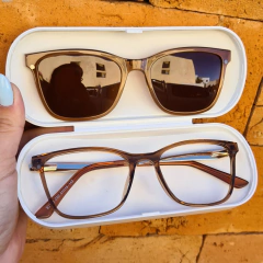 82105 - OCULOS CLIP-ON ÉVORA CARAMELO TRANSLUCIDO - comprar online