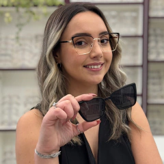 NT8083 - OCULOS CLIP-ON ÉRIKA PRETO na internet