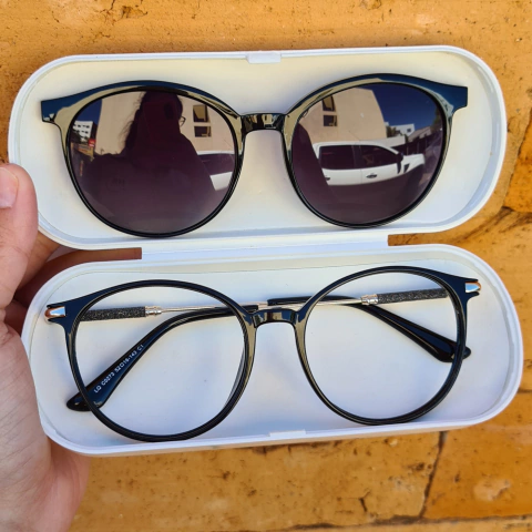 LQC0273 - OCULOS CLIP-ON EUDORA PRETO - comprar online