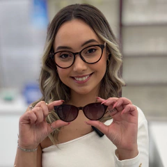 82099 - OCULOS CLIP-ON LILLE MARROM - comprar online