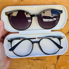 LQC0273 - OCULOS CLIP-ON EUDORA PRETO na internet