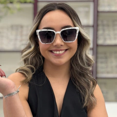 NT8083 - OCULOS CLIP-ON ÉRIKA PRATA - loja online