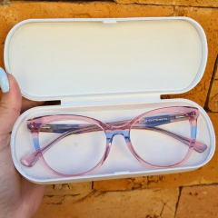 B1182 - ARMAÇÃO CONVENCIONAL MEGLI ROSA COM AZUL - comprar online