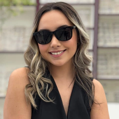 PZ1007 - OCULOS CLIP-ON KÉSIA PRETO na internet