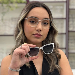 NT8083 - OCULOS CLIP-ON ÉRIKA PRATA - NB Óculos