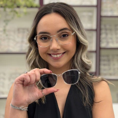 65116 - OCULOS CLIP-ON MARISA PRATA - NB Óculos