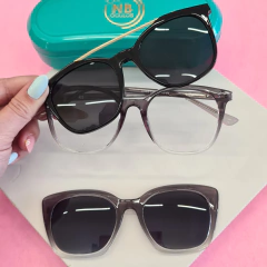 C1003 - OCULOS CLIP-ON ROMA CINZA COM DEGRADE - comprar online