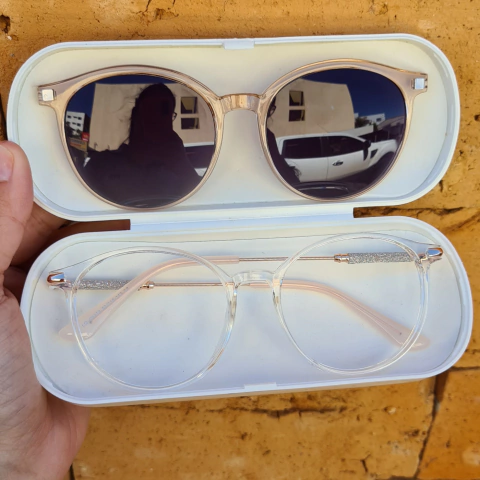 LQC0273 - OCULOS CLIP-ON EUDORA TRANSPARENTE - comprar online