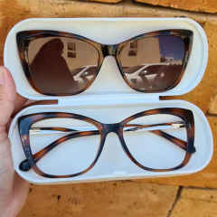 LQC0183 - ÓCULOS CLIP-ON MAITÊ ANIMAL PRINT - comprar online