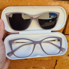 6509 - OCULOS CLIP-ON VITÓRIA NUDE - comprar online