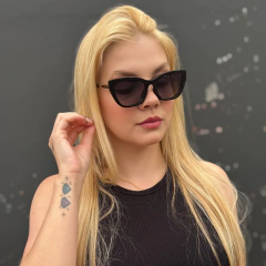 JZ3968 - OCULOS CLIP-ON HANA PRETO na internet