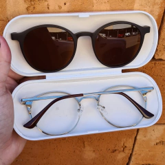 OM22477 - OCULOS CLIP-ON LAIZA MARROM na internet