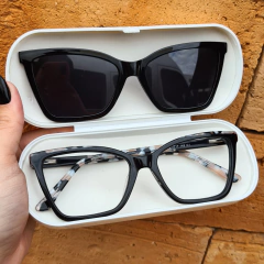 BA1289 - OCULOS CLIP-ON JASMINE PRETO COM DETALHES - comprar online