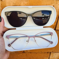 OM22417 - OCULOS CLIP-ON AYLA ROSE COM DOURADO - comprar online