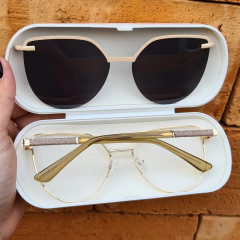 ZR6031 - OCULOS CLIP-ON FRANCIS BEGE na internet