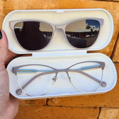 OM22417 - OCULOS CLIP-ON AYLA NUDE COM DOURADO - comprar online