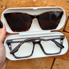 BC8102 - OCULOS CLIP-ON ISABEL ANIMAL PRINT - loja online