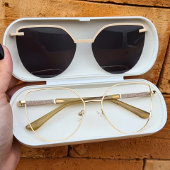 ZR6031 - OCULOS CLIP-ON FRANCIS BEGE - comprar online