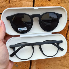 C0143 - OCULOS CLIP-ON KIM PRETO na internet