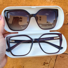 81013 - ÓCULOS CLIP-ON SOPHIA MARROM - comprar online