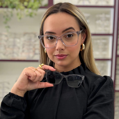 BA1392 - OCULOS CLIP-ON MADRID TRANSPARENTE - comprar online