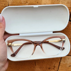 NT8133 - ARMAÇÃO CONVENCIONAL BELA MARROM - NB Óculos