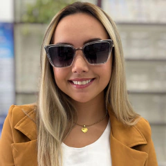 NT8083 - OCULOS CLIP-ON ÉRIKA CINZA - NB Óculos