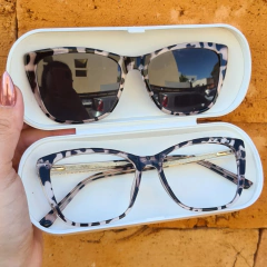6581 - ÓCULOS CLIP-ON ELETRA ANIMAL PRINT - comprar online