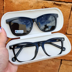 PZ1007 - OCULOS CLIP-ON KÉSIA PRETO - NB Óculos