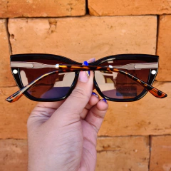 JZ3968 - OCULOS CLIP-ON HANA ANIMAL PRINT - loja online