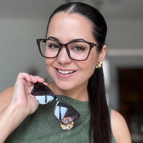 AZ4006 - OCULOS CLIP-ON AURORA MARROM - comprar online