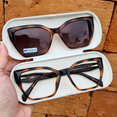 C0262 - OCULOS CLIP-ON DÁLIA ANIMAL PRINT - loja online