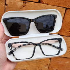 BA1405 - OCULOS CLIP-ON JADE TARTARUGA - loja online