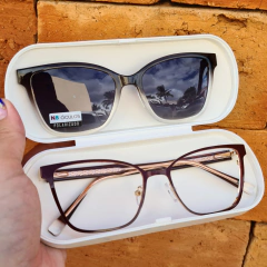 S8045 - OCULOS CLIP-ON FLORA BORDÔ - NB Óculos