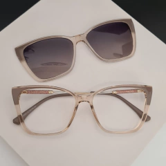 BS9090 - ÓCULOS CLIP-ON LUNA CARAMELO na internet