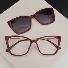 BS9090 - ÓCULOS CLIP-ON LUNA VERMELHO na internet