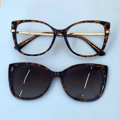 CP91517 - ÓCULOS CLIP-ON ATENA ANIMAL PRINT