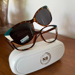 10068 - ÓCULOS CLIP-ON MARGOT ANIMAL PRINT - comprar online