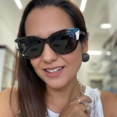 10068 - ÓCULOS CLIP-ON MARGOT ANIMAL PRINT na internet