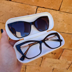 CP053 - ÓCULOS CLIP-ON ROMANA ANIMAL PRINT