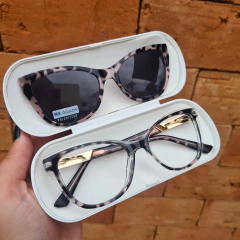 6570 - ÓCULOS CLIP-ON VALENTINA ANIMAL PRINT - comprar online