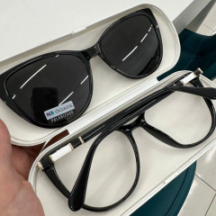 CP0674 - ÓCULOS CLIP-ON MILENY PRETO - NB Óculos