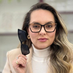 BA1292 - ÓCULOS CLIP-ON LAURA PRETO