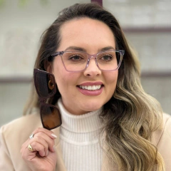 BA1292 - ÓCULOS CLIP-ON LAURA LILAS