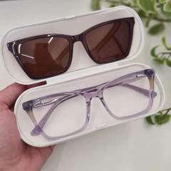 BA1292 - ÓCULOS CLIP-ON LAURA LILAS na internet