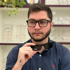 CP0716 - ÓCULOS CLIP-ON PORTO AZUL/PRETO