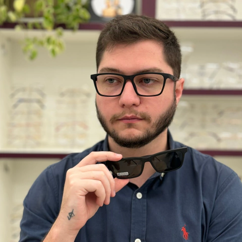 CP0714 - ÓCULOS CLIP-ON PORTO PRETO