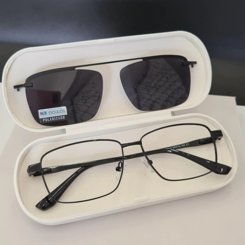 CP0761 - ÓCULOS CLIP-ON ELIO PRETO